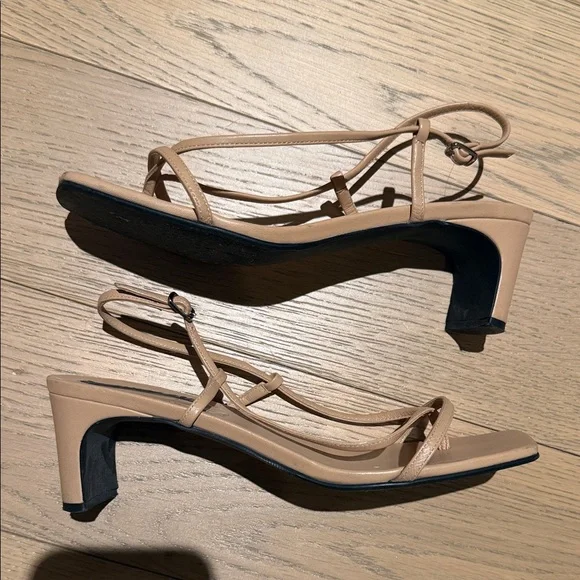 BEVZA Women's Tan Strappy Sandals - Picture 1 of 5